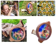 DIY Kaleidoscope Kit Handmade Wooden Kaleidoscope Kids Gift Outdoor Toddler Toy picture