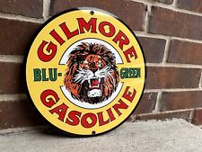 Gilmore gasoline vintage advertising Style sign oil gas round metal picture
