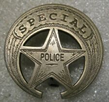 Badge SPECIAL POLICE Crescent with Star ,replica picture