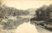RPPC Postcard; Moreau River Scene, SD Dewey County? Cundill Photo c.1910s picture