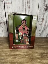 Holiday Time Old Grist Mill Christmas Village Illuminated House Porcelain 9