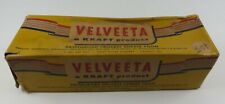 Vintage 50's or 60's VELVEETA Kraft Product Cardboard Box Processed Cheese Food  picture