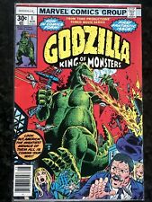 Godzilla #1 1977 Key Marvel Comic Book 1st Ongoing Series Published U.S. Market picture