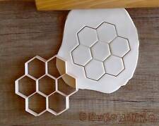 Honey Comb Stick Sweet Bee Hex Insect Animal Cookie Cutter picture