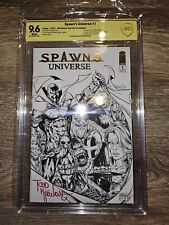 Spawn's Universe #1 Todd McFarlane Signed CBCS 9.6 Toy Store Gold Foil picture