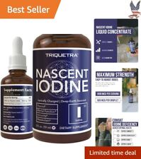 Nascent Iodine Supplement - 400 Servings, Vegan, Supports Thyroid Health - 2 oz. picture