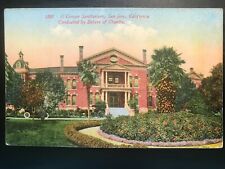 Vintage Postcard 1907-1915 O'Connor Sanitarium, San Jose California (CA) picture