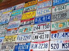Starter Pack of 10 License Plates Different States In BETTER Condition Lot picture