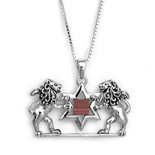 Pendant Lion of Judah Nano Sim Old Jewish Bible Tanakh Sterling Silver Necklace picture