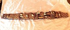 Antique Old Borneo Dayak Cover Sword Hand Painted Adorned With Fangs, Decor Wall picture