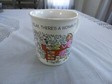 Vintage Hallmark Mug Mates 'Relax, There's a Woman on the Job Mug 1986 picture