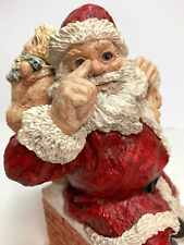 Vintage 1986 Rooftop Santa, United Designs,The Legend of Santa Claus, Retired picture