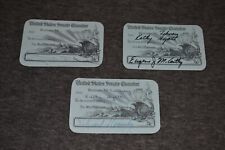 1970- 3 US SENATE *SIGNED* GALLERY PASSES KENNEDY/MUSKIE/McCARTHY- 91st CONGRESS picture