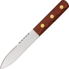 Sheffield GREEN RIVER Fixed Blade Knife Carbon Steel Wood  + Sheath picture