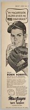 1954 Print Ad MacGregor Baseball Gloves Robin Roberts Philadelphia Phillies picture