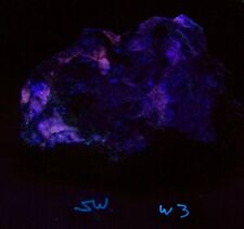 Fluorescent Fluorite w Rare Pink Fluorite & Cerussite Wholesale Specimen W3 picture