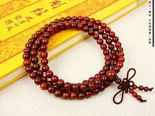 Top Quality Tibetan 108 6mm Rosewood Buddhism Prayer Beads Mala Necklace -24