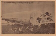 Zeppelin Model 11 Catastrophe May 1909 Germany Airship Postcard D106 picture