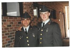 Vintage Photo HANDSOME Affectionate Army Military Men Beefcake Gay 90s Snapshot picture