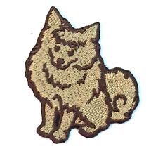 Pomeranian Iron On Embroidered Patch picture