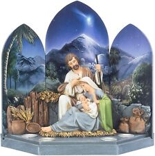 Advent Holy Family Scene Candleholder picture