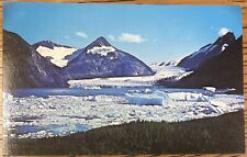 Portage Glacier, Alaska Color Photo Postcard, Iceberg Lake, Unposted Vintage picture