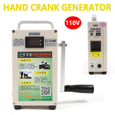 Portable Hand Crank Generator Camping Emergency Power Supply USB Phone Charging picture
