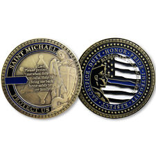 Law Enforcement Challenge Coin Sheriff Six Pointed Star St Michael Patron Saint picture