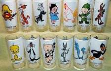 💥BULK LISTING💥 HTF 1973 PEPSI LUN LOONEY TUNES WARNER BROS GLASSES YOUR CHOICE picture