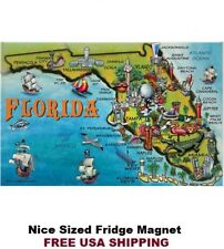 536 - Florida Travel Poster Nice Refrigerator Magnet  picture