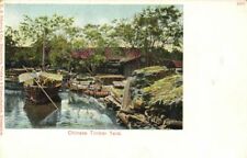PC CPA SINGAPORE, CHINESE TIMBER YARD, Vintage Postcard (b3078) picture