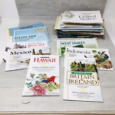 Mixed Lot of 50 Vintage National Geographic Maps and Inserts picture