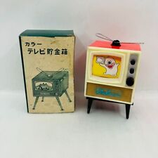 At That Time Showa Retro With Box Ghost Q Taro Color Tv Piggy Bank Deluxe Used picture