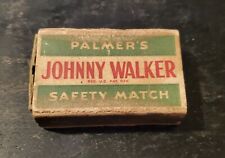 Vintage Palmer's JOHNNY WALKER Akron, Ohio Safety Match Box - Matchbook picture