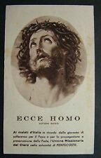 1939 Prayer Card Holy Card Ecce Homo picture