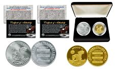 Apollo 11 50th Anniversary Man in Space Medal 2-Piece Commemorative Coin Set Box picture