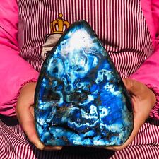 4.73LB  Natural Gorgeous Labradorite Quartz Crystal Stone Specimen Healing picture