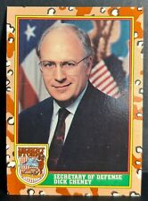 1991 Dick Cheney Topps Desert Storm #3 picture