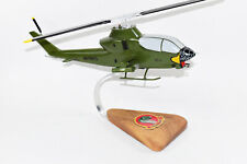 Bell® AH-1G Cobra, HML-367 Scarface Vietnam, 16 in Mahogany Scale Model picture