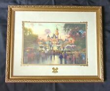 Thomas Kinkade - Disneyland 50th Anniversary Framed Disney Print 16x20 picture