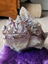 Steal Rare 3.4 Lb Brandberg Namibia Smoky Amethyst Elestial Fenster Cluster picture