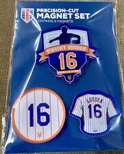 NY METS DWIGHT GOODEN MAGNET SET 2024 DOC RETIRED NUMBER 16 BASEBALL CITI FIELD picture
