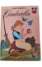 vintage 1974 walt disney’s cinderella disney’s wonderful world Of reading hardco picture