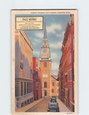 Postcard Christ Church Old North Boston Massachusetts USA picture