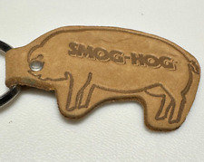 Vintage Smog-Hog Mist Collector Collection Unit Air Cleaner Leather Keychain picture