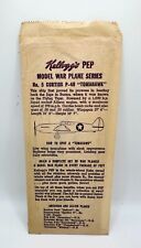 1940s Kellogg's Pep Cereal Model War Plane Series - No. 3 Curtiss P-40 Tomahawk picture