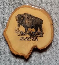 Yellowstone National Park Buffalo Refrigerator Magnet Souvenir  picture