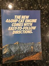 Caterpillar CAT 3406B 460hp Brochure Manual 1990 Engine Collection picture