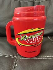 Vintage X-Treme Gulp 7/11 Insulated Aladdin 52 oz Drink Travel Mug Cup Red picture