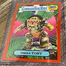 Preda Tory Garbage Pail Kids 30th Anniversary 80s Spoof Red Parallel Ungraded 21 picture